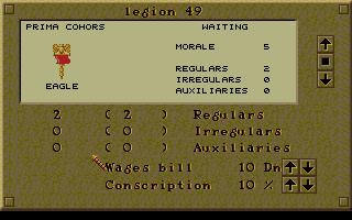 Screenshot Thumbnail / Media File 1 for Caesar (1992)(Impressions Games)