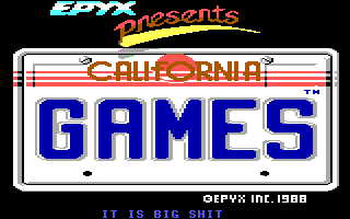 Screenshot Thumbnail / Media File 1 for California Games (1987)(Epyx)
