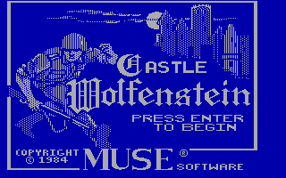 Screenshot Thumbnail / Media File 1 for Castle Wolfenstein (1984)(Muse Software)