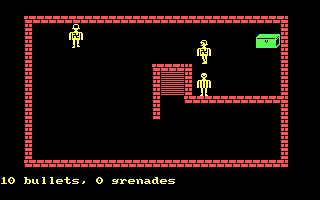 Screenshot Thumbnail / Media File 1 for Castle Wolfenstein (1984)(Muse Software)