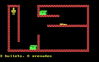 Screenshot Thumbnail / Media File 1 for Castle Wolfenstein (1984)(Muse Software)