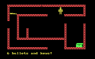 Screenshot Thumbnail / Media File 1 for Castle Wolfenstein (1984)(Muse Software)