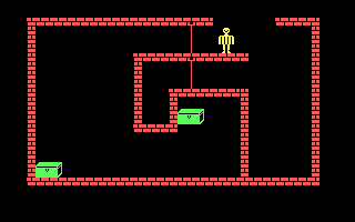 Screenshot Thumbnail / Media File 1 for Castle Wolfenstein (1984)(Muse Software)