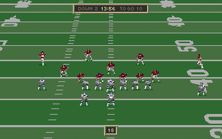 Screenshot Thumbnail / Media File 1 for Coachs Club NFL Football (1993)(Microprose Software Inc)