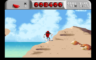 Screenshot Thumbnail / Media File 1 for Cool Spot Original Install (1993)(Avalon Interactive)