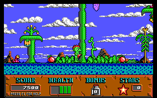 Screenshot Thumbnail / Media File 1 for Cosmos Cosmic Adventure Forbidden Planet (1992)(Apogee Software Ltd)