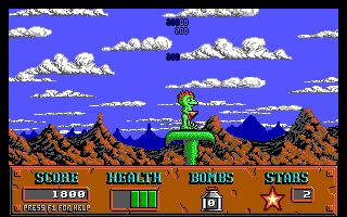 Screenshot Thumbnail / Media File 1 for Cosmos Cosmic Adventure Forbidden Planet (1992)(Apogee Software Ltd)