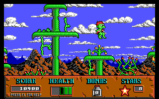 Screenshot Thumbnail / Media File 1 for Cosmos Cosmic Adventure Forbidden Planet (1992)(Apogee Software Ltd)