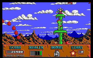 Screenshot Thumbnail / Media File 1 for Cosmos Cosmic Adventure Forbidden Planet (1992)(Apogee Software Ltd)