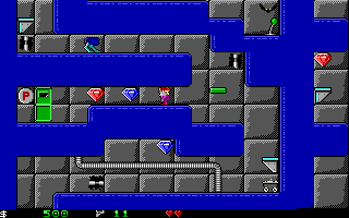 Screenshot Thumbnail / Media File 1 for Crystal Caves (1991)(Apogee Software Ltd)
