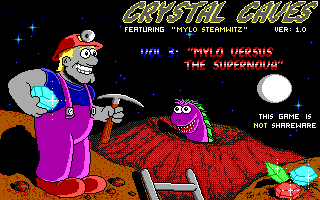 Screenshot Thumbnail / Media File 1 for Crystal Caves 3 (1991)(Apogee Software Ltd)