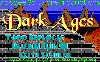 Screenshot Thumbnail / Media File 1 for Dark Ages (1991)(Apogee Software Ltd)