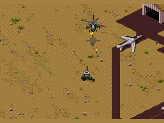 Screenshot Thumbnail / Media File 1 for Desert Strike Return To The Gulf (1994)(Gremlin Interactive Ltd)