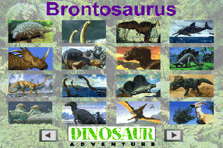 Screenshot Thumbnail / Media File 1 for Dinosaur Adventure (1993)(Knowledge Adventure)