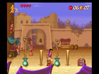 Screenshot Thumbnail / Media File 1 for Disneys Aladdin (1994)(Virgin Interactive)