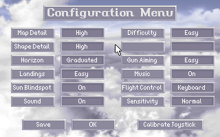 Screenshot Thumbnail / Media File 1 for Dogfight 80 Years Of Aerial Warfare (1993)(Microprose Software Inc)