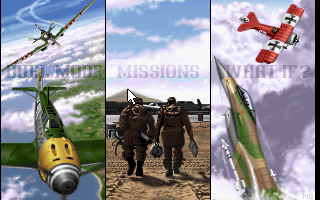 Screenshot Thumbnail / Media File 1 for Dogfight 80 Years Of Aerial Warfare (1993)(Microprose Software Inc)