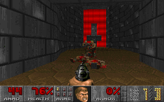 Screenshot Thumbnail / Media File 1 for Doom v1.2 Patch Registered (1994)(Id Software)