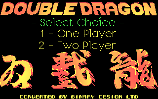 Screenshot Thumbnail / Media File 1 for Double Dragon (1988)(Arcadia Tradewest Inc)