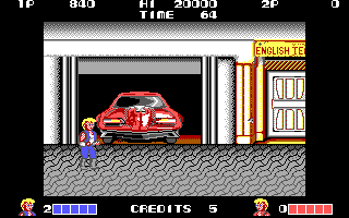 Screenshot Thumbnail / Media File 1 for Double Dragon (1988)(Arcadia Tradewest Inc)