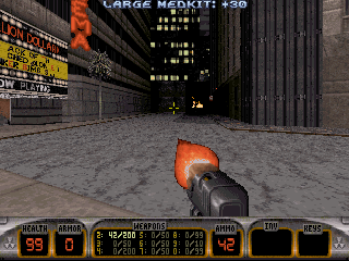 Screenshot Thumbnail / Media File 1 for Duke Nukem 3d (1996)(Atari Inc)(Rev1.7)