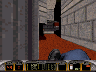 Screenshot Thumbnail / Media File 1 for Duke Nukem 3D Addon Nuke It (1996)(Crystal Vision)