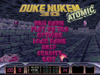 Screenshot Thumbnail / Media File 1 for Duke Nukem 3d Atomic Edition 1.4 (1996)(Atari Inc)