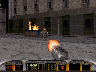 Screenshot Thumbnail / Media File 1 for Duke Nukem 3d Atomic Edition 1.4 (1996)(Atari Inc)