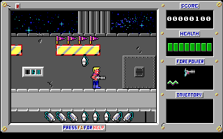 Screenshot Thumbnail / Media File 1 for Duke Nukem Episode 1 Shrapnel City (1991)(Apogee Software Ltd)