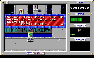 Screenshot Thumbnail / Media File 1 for Duke Nukem Episode 1 Shrapnel City (1991)(Apogee Software Ltd)