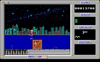Screenshot Thumbnail / Media File 1 for Duke Nukem Episode 1 Shrapnel City (1991)(Apogee Software Ltd)