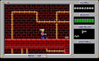 Screenshot Thumbnail / Media File 1 for Duke Nukem Episode 3 Trapped In The Future (1991)(Apogee Software Ltd)