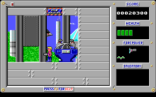 Screenshot Thumbnail / Media File 1 for Duke Nukem Episode 3 Trapped In The Future (1991)(Apogee Software Ltd)