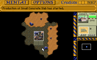 Screenshot Thumbnail / Media File 1 for Dune 2 The Building Of A Dynasty (1992)(Westwood Studios)