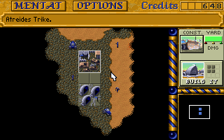 Screenshot Thumbnail / Media File 1 for Dune II The Building Of A Dynasty (1992)(Avalon Interactive)