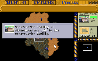 Screenshot Thumbnail / Media File 1 for Dune II The Building Of A Dynasty (1993)(Avalon Interactive)