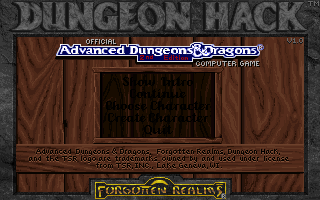 Screenshot Thumbnail / Media File 1 for Dungeon Hack (1993)(Strategic Simulations Inc)