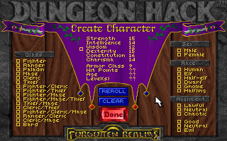 Screenshot Thumbnail / Media File 1 for Dungeon Hack (1993)(Strategic Simulations Inc)