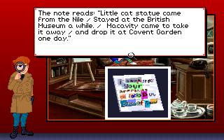 Screenshot Thumbnail / Media File 1 for Eagle Eye Mysteries in London (1993)(Electronic Arts)