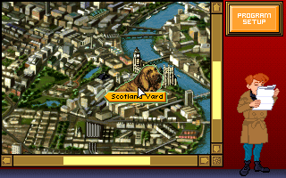 Screenshot Thumbnail / Media File 1 for Eagle Eye Mysteries in London (1993)(Electronic Arts)