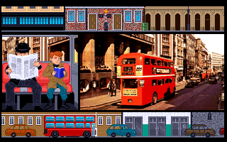 Screenshot Thumbnail / Media File 1 for Eagle Eye Mysteries in London (1993)(Electronic Arts)