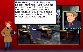 Screenshot Thumbnail / Media File 1 for Eagle Eye Mysteries in London (1993)(Electronic Arts)