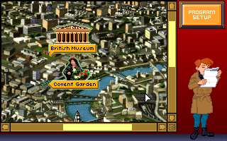 Screenshot Thumbnail / Media File 1 for Eagle Eye Mysteries in London (1993)(Electronic Arts)