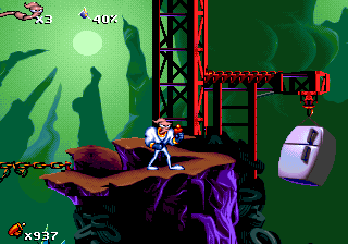 Screenshot Thumbnail / Media File 1 for Earthworm Jim (1994)(Shiny Entertainment)
