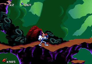 Screenshot Thumbnail / Media File 1 for Earthworm Jim (1994)(Shiny Entertainment)