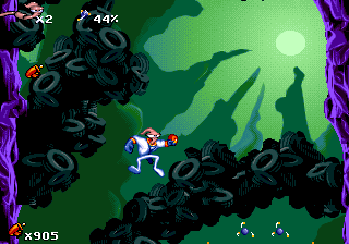 Screenshot Thumbnail / Media File 1 for Earthworm Jim (1994)(Shiny Entertainment)