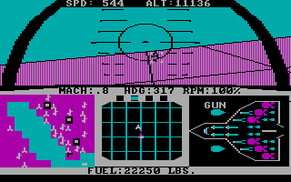 Screenshot Thumbnail / Media File 1 for F15 Strike Eagle I (1986)(Microprose Software Inc)