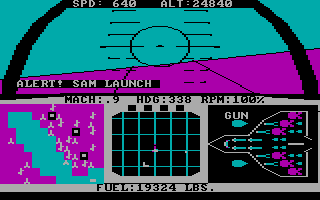 Screenshot Thumbnail / Media File 1 for F15 Strike Eagle I (1986)(Microprose Software Inc)