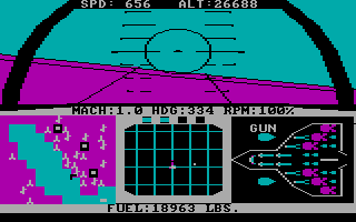 Screenshot Thumbnail / Media File 1 for F15 Strike Eagle I (1986)(Microprose Software Inc)