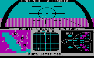 Screenshot Thumbnail / Media File 1 for F15 Strike Eagle I (1986)(Microprose Software Inc)